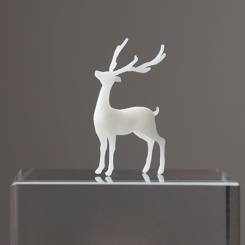 3D Forest Micro Landscape Accessories Crystal Drop DIY Filling Ornaments Elk Fairy Deer Model