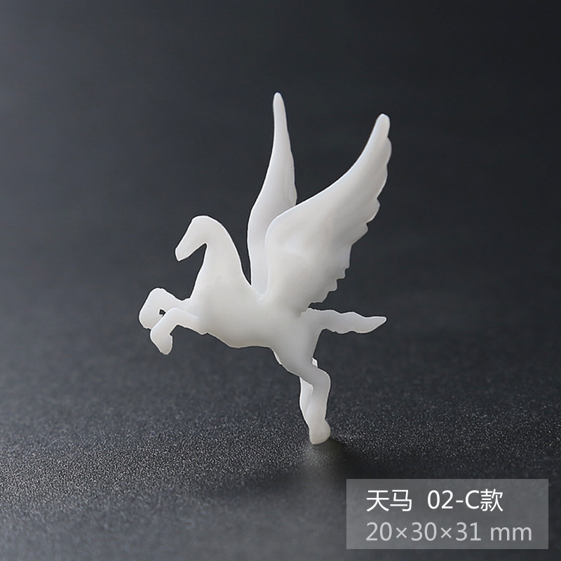 DIY Crystal Drop Decoration Star Sky Made Landscape Pegasus Filling Accessories 3D Three Dimensional Tianma Model