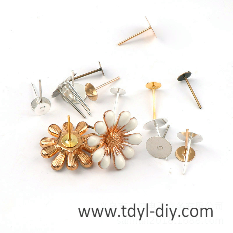 DIY Jewelry Accessories Handmade Earrings Single Ring Earrings Bracelet Chain Drill Chain Material Package 