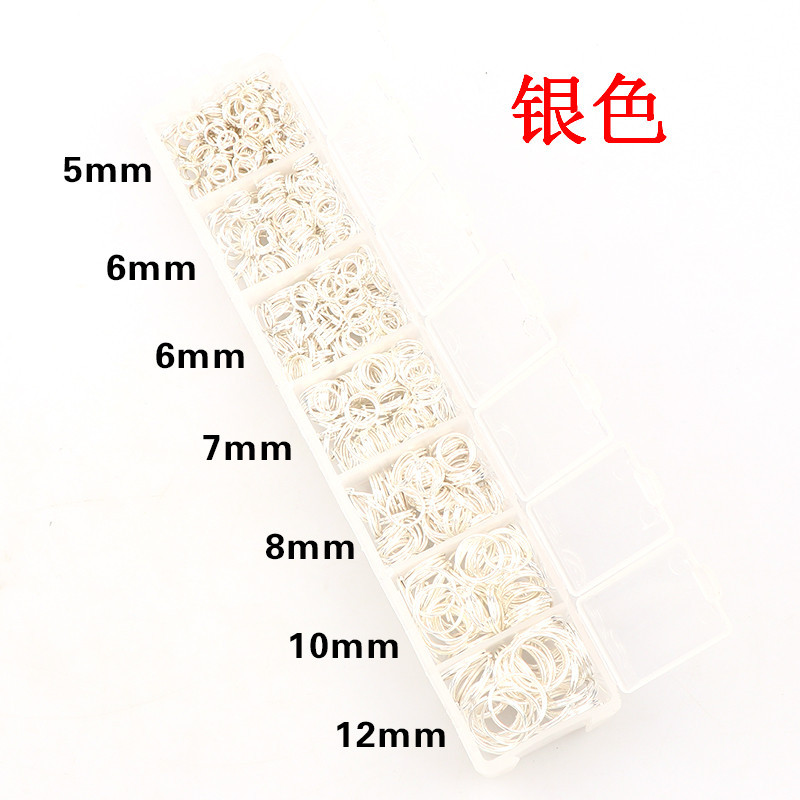 Spot Direct Selling Beaded Material Jewelry Accessories Multi Size Double Circle Suit DIY Manual Accessories