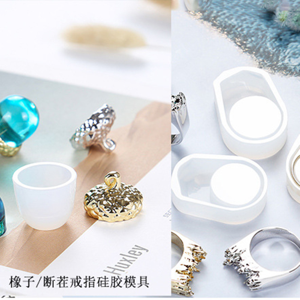 Hand DIY Crystal Drop Rubber Jewelry Pendant Accessories Acorn Stubble Ring Silicone Mold Article number: XZ001-DC001