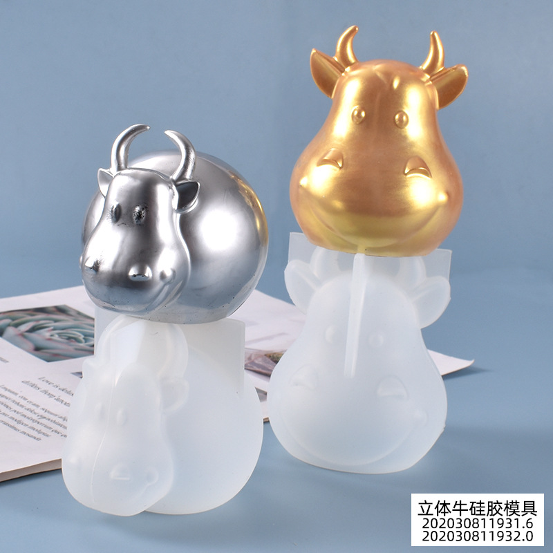 Crystal Glue Dropping Mould the Year of the Ox