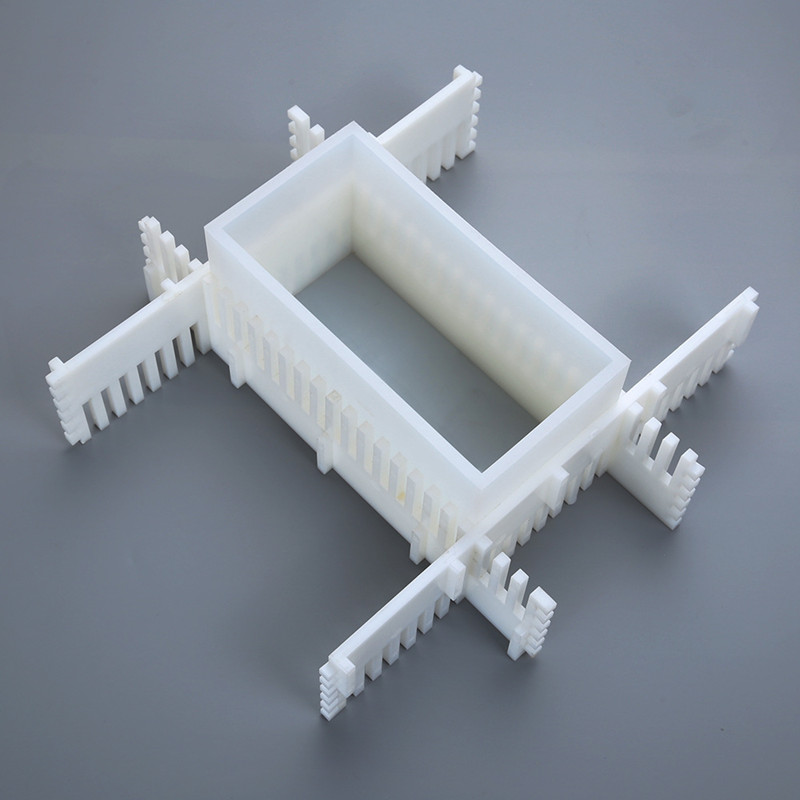 DIY Crystal Gutta Percha Jewelry Large Rectangular Geometry Cube Silicone Mold