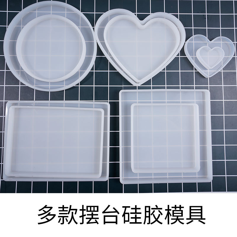 Crystal Drop DIY Self-made Silica Gel Mould for Table