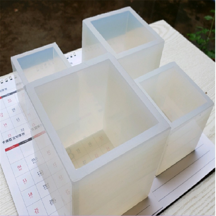 DIY Silicone Large Epoxy Square Cube 8cm 10 Mold 12cm Mirror Side Length Brand New