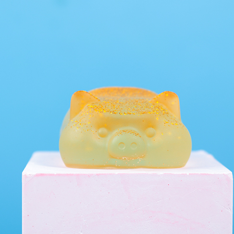 Diy Glue Mould 2 Even Piggy Silicone Mold New Product Bean Jelly