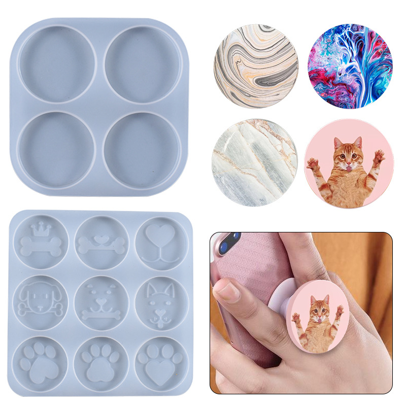 DIY Crystal Epoxy Mold Gasket Jewelry Mobile Phone Airbag Bracket Silicone Mold