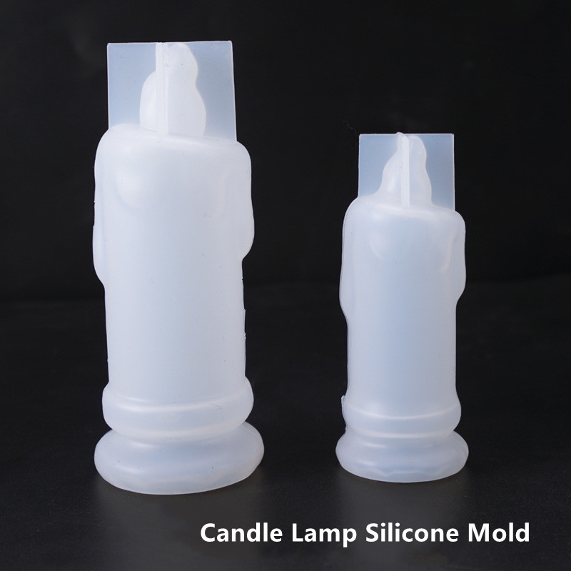 DIY Crystal Epoxy Candle Light Candle Holder Mould Small Night Light Dinner Table Decoration Decoration Silicone Mould