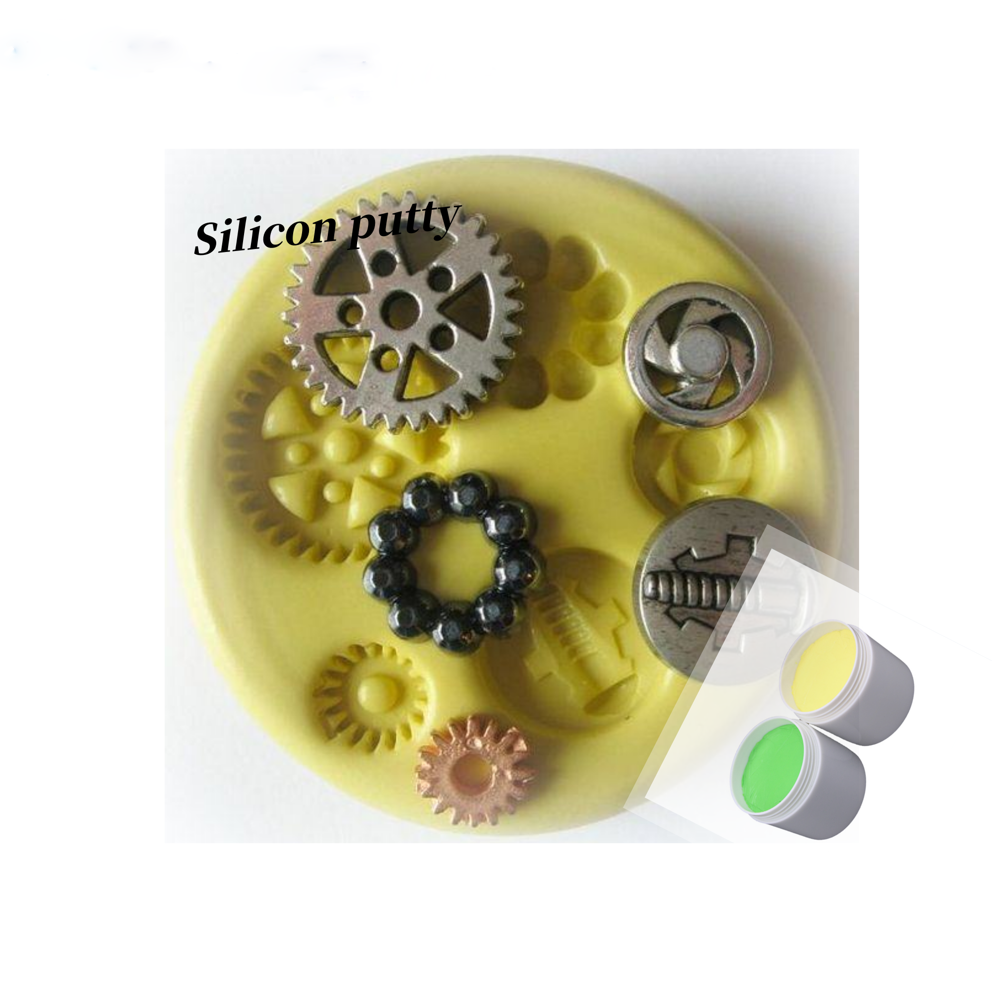 Custom Silicone putty for impression material mold making,DIY Silicone Mold Making Kit, Super Easy 1:1 Mix Mold Putty, Makes Strong Reusable Silicone Molds, Food Grade, Non-Toxic