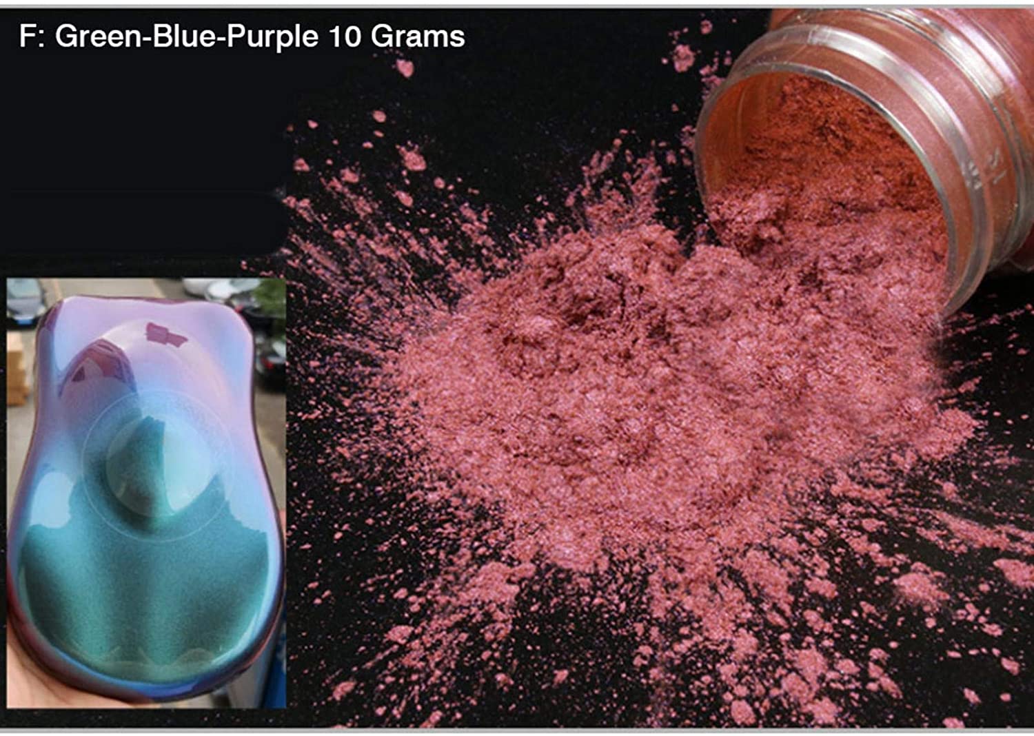 Nail Art Makeup Chameleon Pigment Angle Change Pearlescent Powder Epoxy Slime Car DIY Spray Paint Color Change
