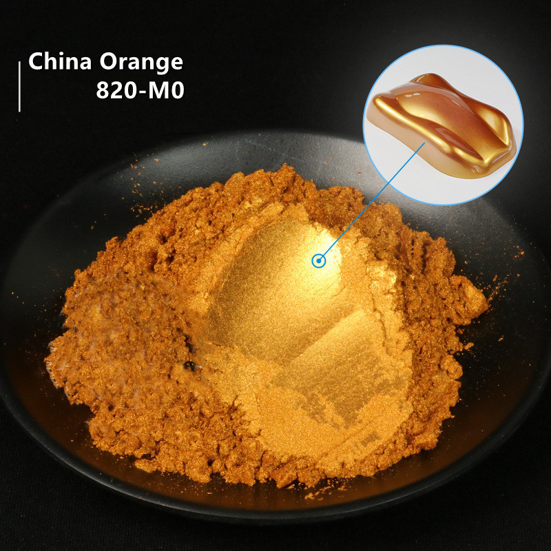 Super Shiny China Orange, China Red Pearlescent Powder, Cosmetics, Cosmetics, Automotive Grade Pearlescent Pigment
