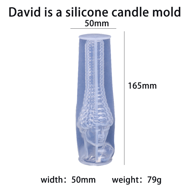 David candle decoration Silicone Mold