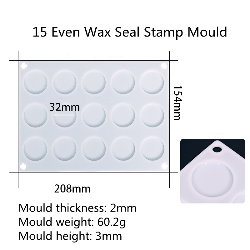 Diy 30 With Sealing Wax Seal Envelope Silicone Mold Chocolate Biscuit Baking Mold