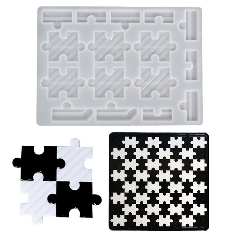 DIY Epoxy Mould Chess Chess Card Party Leisure Puzzle Board Game Manufacturer Wholesale