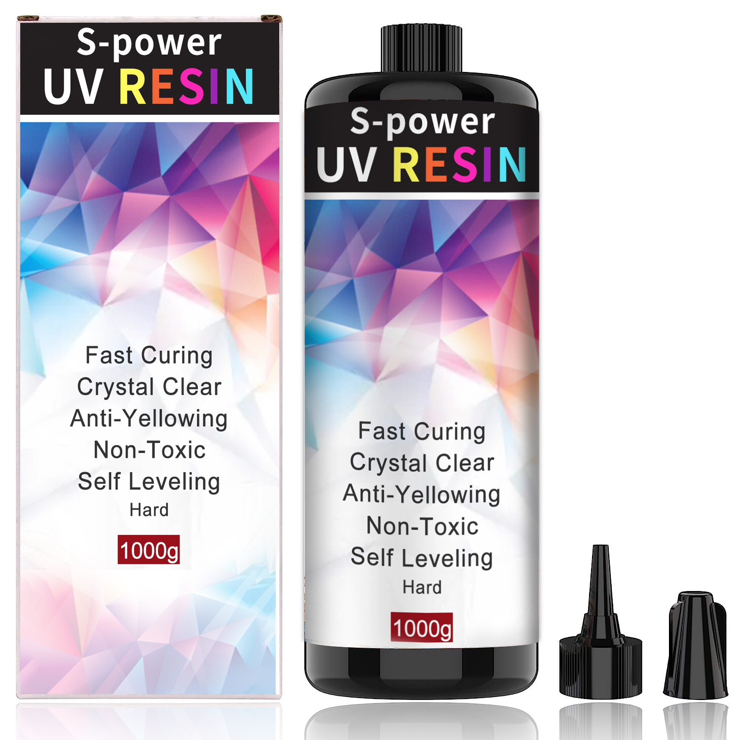 Create Stunning Crafts and Jewelry with our High-Quality UV Resin - Crystal Clear 1000g