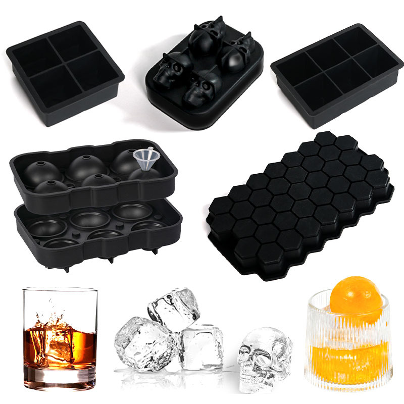 DIY Ice Compartment Whiskey Ice Cube Creative Square Ice Box Mold