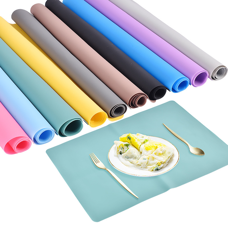 Rectangular Large Silicone Mat Table Mat Non-Slip Silicone Film Diy Drip Rubber Mold Craft Tree Rubber Gasket