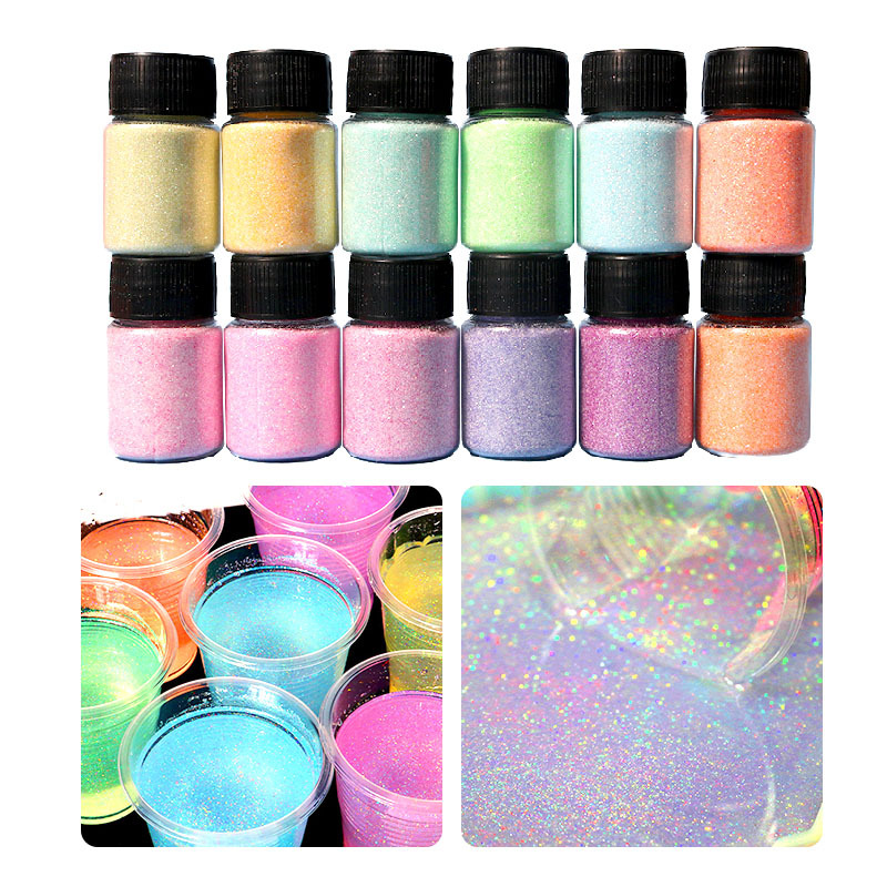 DIY Unsinkable Star River Powder Fine Glitter Suspension Powder Dazzling Colorful Seven Color Crystal Drip Glitter