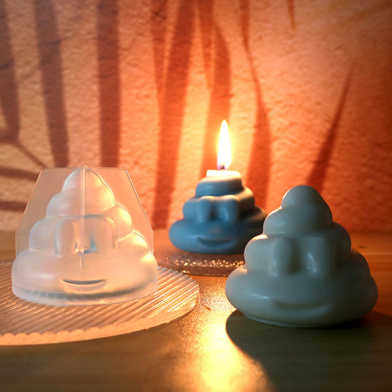 DIY Poop Candle Mold Spoof Chocolate Cake Silicone Mold