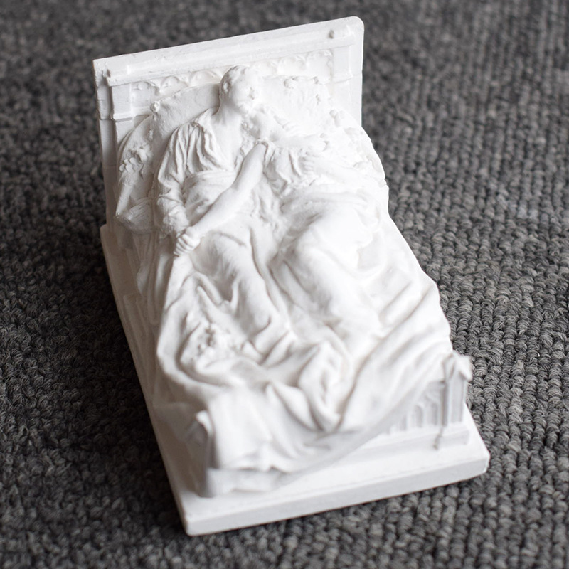 Human Young Couple Sleeping Sculpture Resin Drip Ornaments Aromatherapy Portrait Plaster Silicone Mold